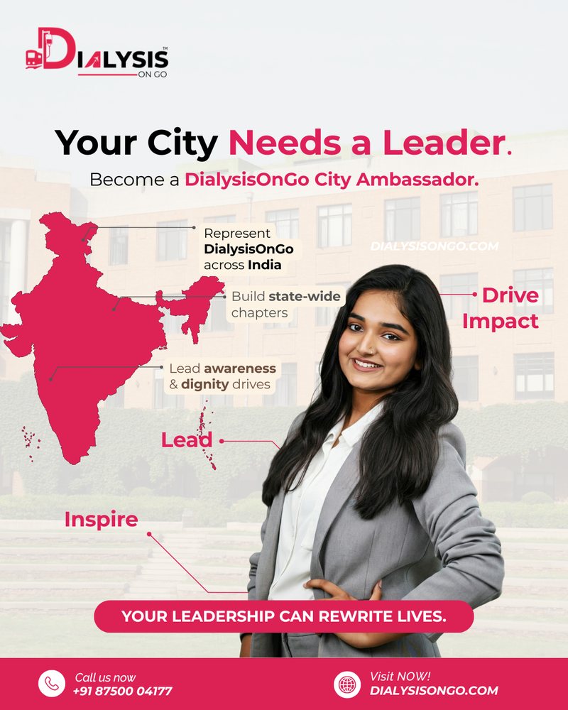 Your City Needs a Leader — Become a DialysisOnGo City Ambassador